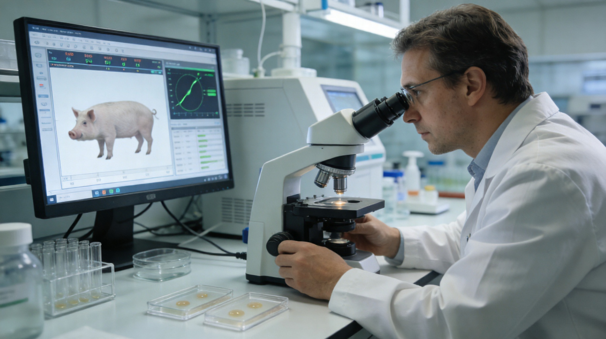 豬精液分析實驗室